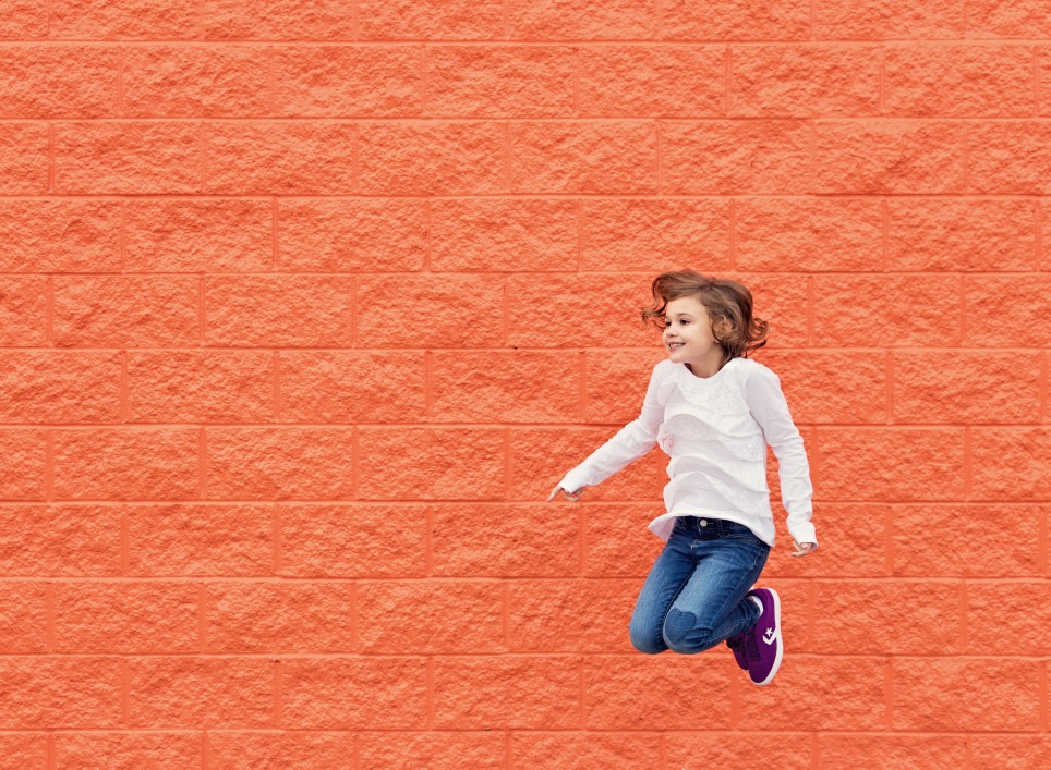 Child jumping