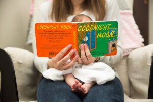 Reading to baby