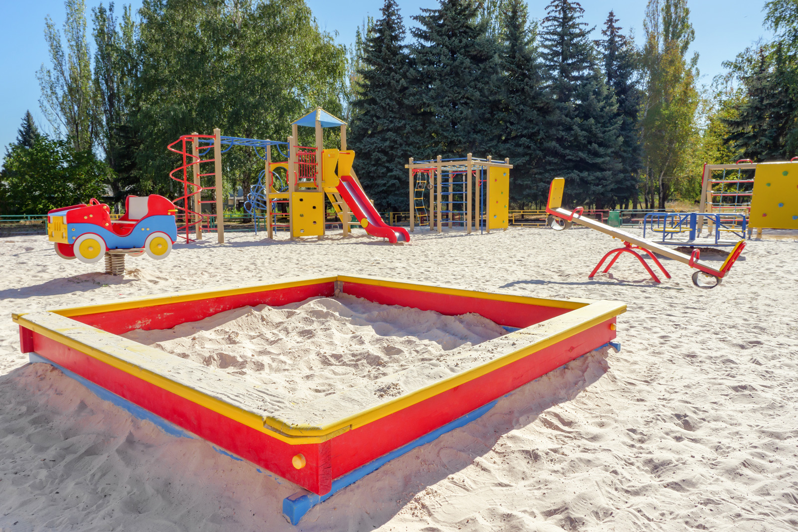 Sandbox in park
