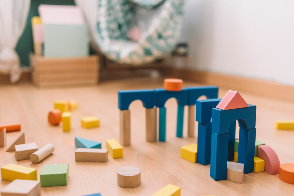 Blocks in a Preschool Classroom