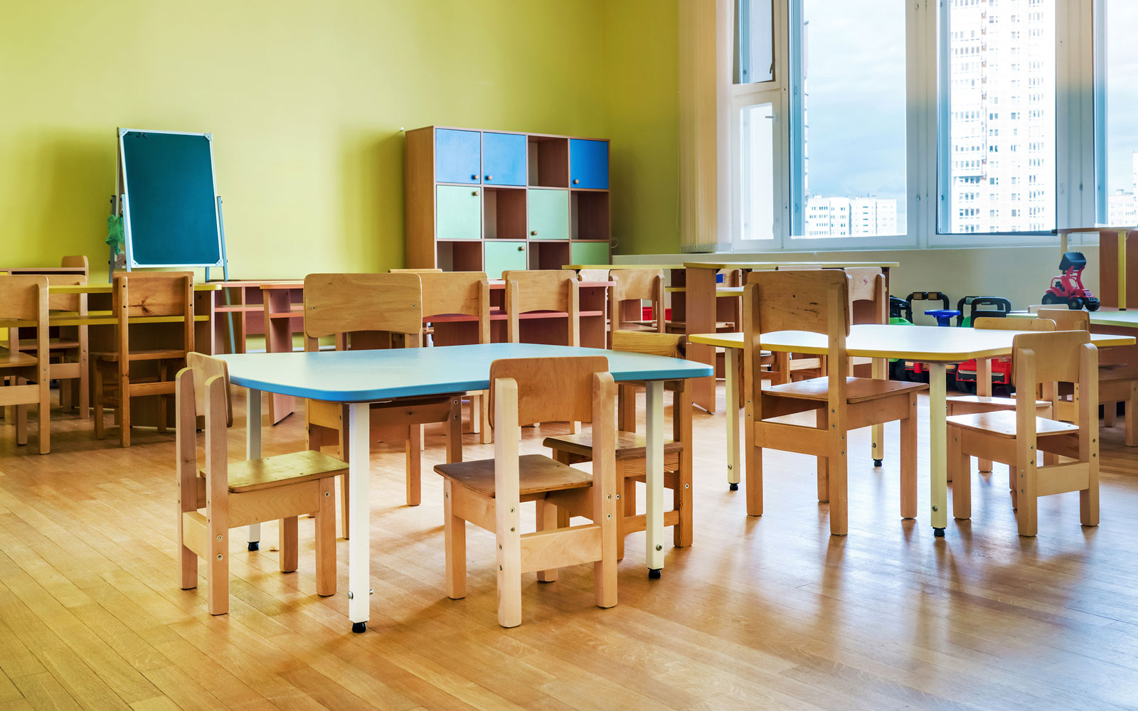 Room inside a childcare facility